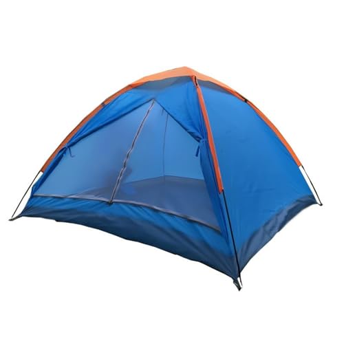 Camping familial : tente dôme imperméable 3-4 personnes en polyester 170T pour voyage portable