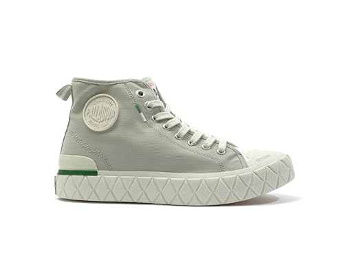 Image of Palladium Unisex Palla Ace Mid Organic Canvas Lace Up Sneaker