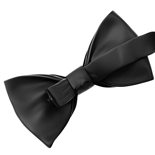 Qydress Black Bow Tie For Men, Women, And Kids - Pre-Tied, Clip-On, Adjustable For All Occasions #TOP3