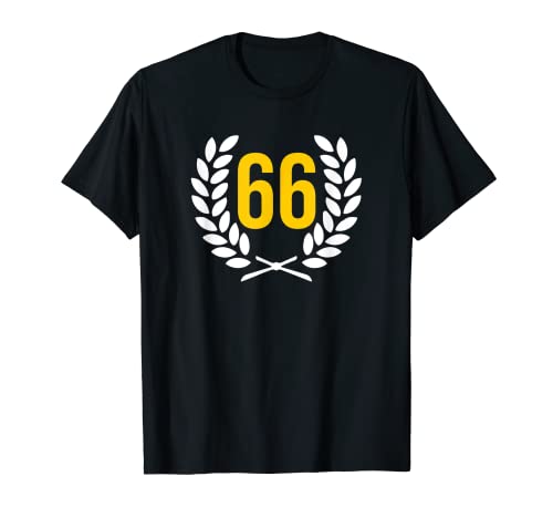 66 números cumpleaños 66 años aniversario 66 aniversario Camiseta