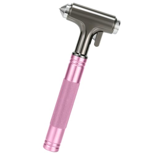 Image of Window Breaker, Car Safety Hammer with Seat Belt Cutter, Metal Car Glass Breaker Car Emergency Escape Tool Gift Road Trip Essential and Must Haves