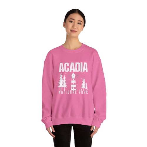 Acadia National Park Unisex Crewneck Sweatshirt, Gifts for Nature Lovers, Gifts from Friends and Family NP012ALL4