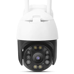 Draaibare 1080P 10 Lights Wifi PTZ IR Nachtzichtcamera, IP66 Waterdichte Smart Tracking Alarm Surveillance, met…
