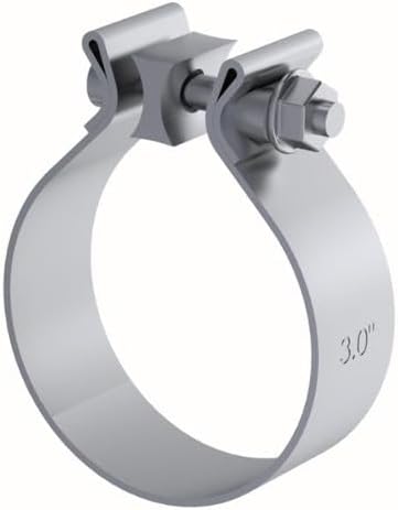 MBRP GP3ACS Universal Band Clamp, Stainless Steel, 3"