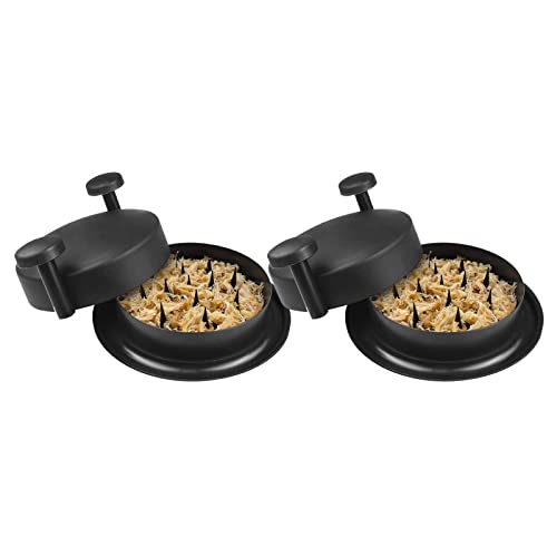 UIHECTA Hühnchen Shredder Werkzeug Mit Griffen Chicken Shredder Machine Shredder Maschine Für Rindfleischpork Und Hühnchen Fleischschredder Für Küche,Schwarz,2PCS Cover