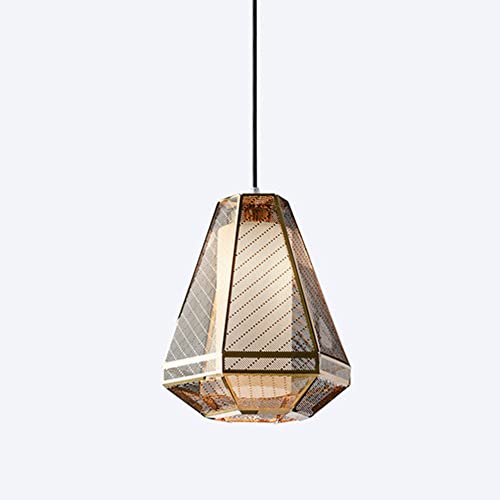 Lustre suspension verre E27 luminaire design pour table de salle à manger et salon cozy