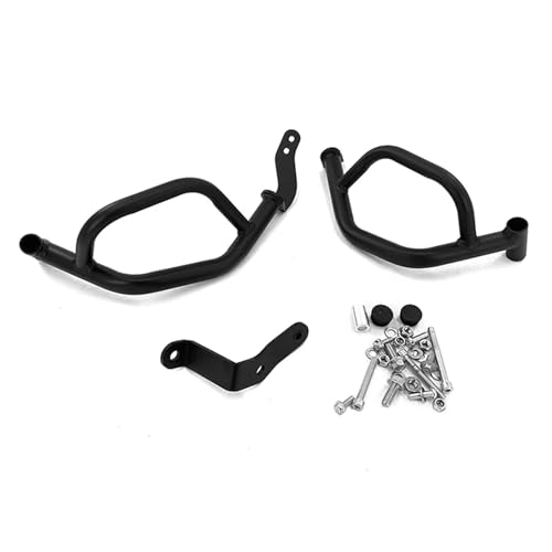 Cadre de protection moteur inférieur noir pour moto Loncin VOGE DS525X