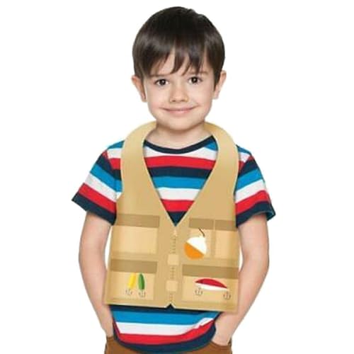 Creative Converting Camping Kids Party -Favor Vest, Plastic, Multicolor