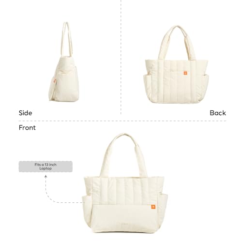 Image of Bayne Large Size Tote Bag with Lunch Compartment | Laptop Bags for Women Office Use | Waterproof Handbag for Women | Elegant Office Bags for Woman | Office Bag for Woman