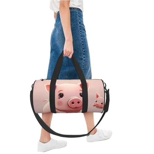 Travel Duffel Bag Lightweight Carry On Weekender Overnight Bags Smilings Sports Tote Gym Backpack with Adjustable Strap Hospital Bags Foldable Luggage Bag for Women Men 5