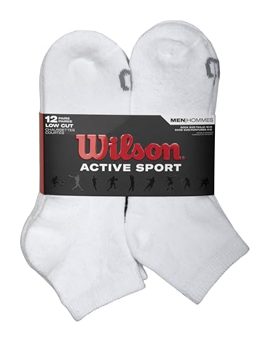 WILSON Men's 12 Pack Low Cut Socks2