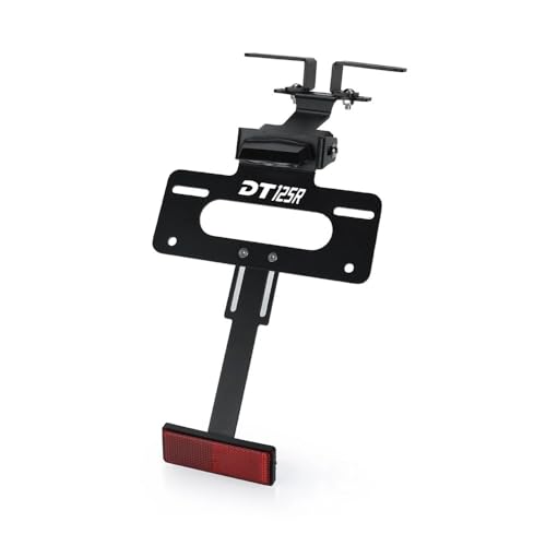 Support plaque acier Yamaha DT 125 RR RE RL finition soignée