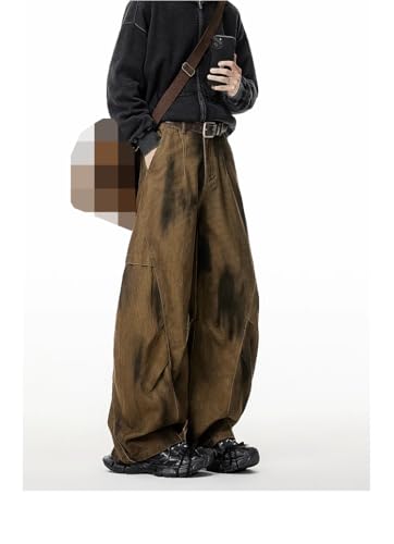 Pantalon cargo patchwork homme mode printemps pantalon multipoche tendance
