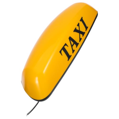 Luz de techo para coche con ventosa amarilla para iluminacion nocturna de taxis