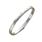 Elegante pulsera de oro rosa con diamantes completos perfecta para negocios y eventos casuales con forma de estrella única (1)