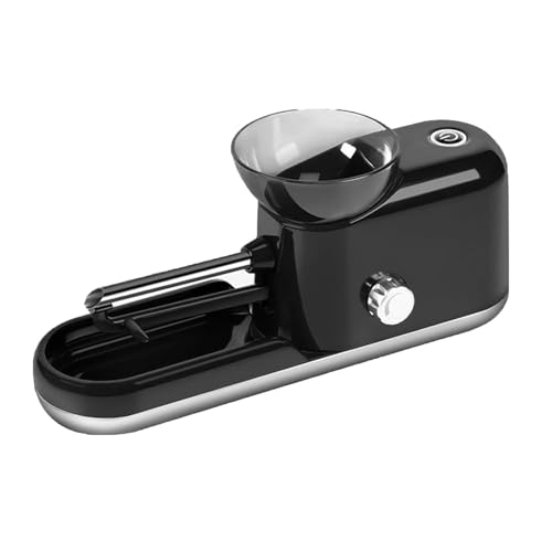 JTWWDM Rouleuse Cigarettes Électrique, Rouleuse Tabac Automatique avec Tube en Acier Inoxydable, Machine Rouler Tabac Domestique pour des Cigarettes Lisses et Homogènes,Noir