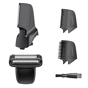 2 Pack Trimmer Replacement Blade Head for Manscaped, Replacement Foil Blade & V-Shaped Blade Lawn Mower 4.0, 3.0, 3.0 Plus, 2.0, Replacement Blade Head for Body Hair Grooming and Close Intimate