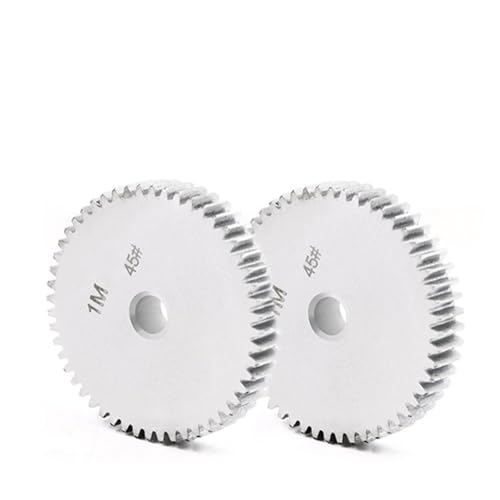Engrenage cylindrique en acier 45 pour remplacer pignon use module 1 de 34 dents