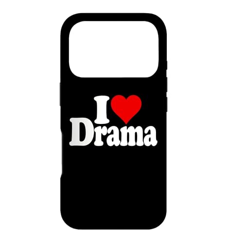 I LOVE HEART DRAMA DRAMA QUEEN T�V���c �X�}�z�P�[�X iPhone 17 Pro �p