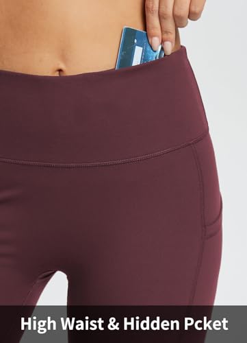 Image of baleaf Women's 8 inch / 5 inch / 3 inch Biker Shorts High Waist Yoga Workout Gym Running Volleyball Spandex Shorts with Pockets