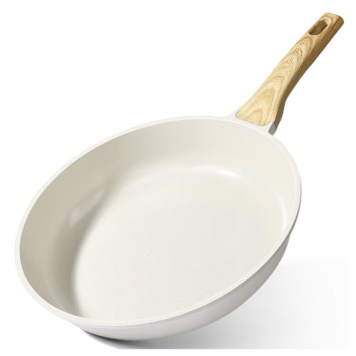 GiPP Padella Antiaderente Compatibile con Induzione, 24CM Bianco