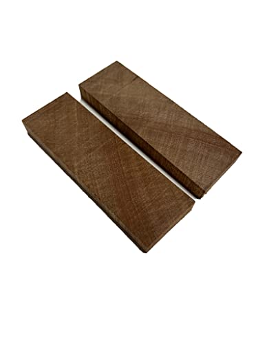 Exotic Wood Zone | Sapele Crosscut Wood Knife Blanks/Knife Scales bookmatched | 3/8