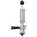 YaeBrew S-System Beer Party Pump - Draft Beer Keg Tap Party Stainless Steel Chrome Pump (4 inch) Professional