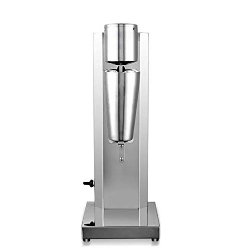 Electric Milk Shaker Maker, 180W Commercial Stainless Steel Drink Mixer Machine, Single Head Classic Milkshake Maker, Smoothie Milk Ice Cream Blender for Kitchen Tea Shops Coffee Shops (Single Head)