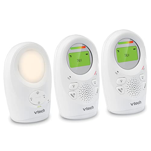 Vtech Dm1211-2 Dm1211 Digital Audio Baby Monitor With Enhanced Range (2 Parent Units), Silver, 3 Piece Set #TOP3