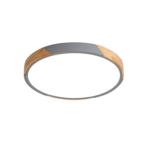 Lámpara acrílica uniforme de diseño minimalista con madera refinada para techo