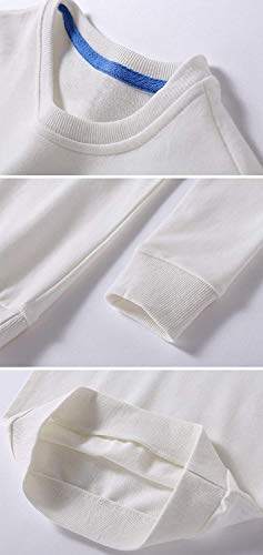 PTPuke Toddler Boys Girls Solid Cotton Thin Sweatshirt Long Sleeve top T-Shirts3