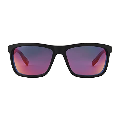 DOCKERS Men's Flex Sunglasses Way Shape, Black Red, 59 mm2