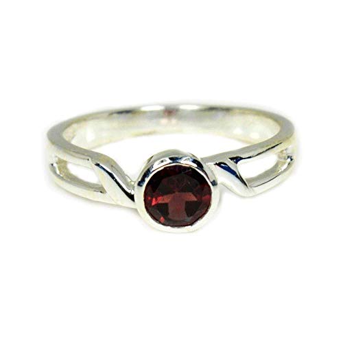 Bague Grenat Naturel Argent 925 - Sublimez votre style quotidien avec une touche de couleur