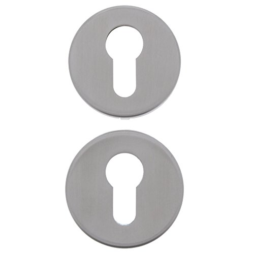 ToniTec® Schutzrosettenpaar Sicherheitsrosetten aus Edelstahl