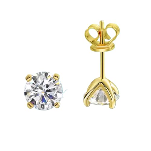 Retrend Design �_�C�������h �X�^�b�h�C�������O �S�[���h �s���A �\�l Ka �g�b�v�X VVS1 �N�����e�B �x�X�g D �J���[ ���A���_�C�������h �X�g�[�� �I���W�i�� �F�� ���f�B�[�X �K�[���Y Asli Heera �C���[�X�^�b�h, 