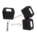 3PCS Zündschlüssel Ersatzschlüssel für Case IH Traktor Dozer Backhoe D250 für Case/International Harvester Excavator Heavy Equipment Schlüssel Master Set