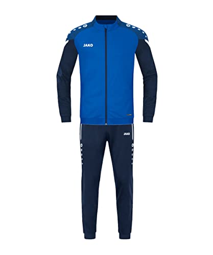JAKO Kinder Trainingsanzug Polyester Performance, Royal/Marine, 164