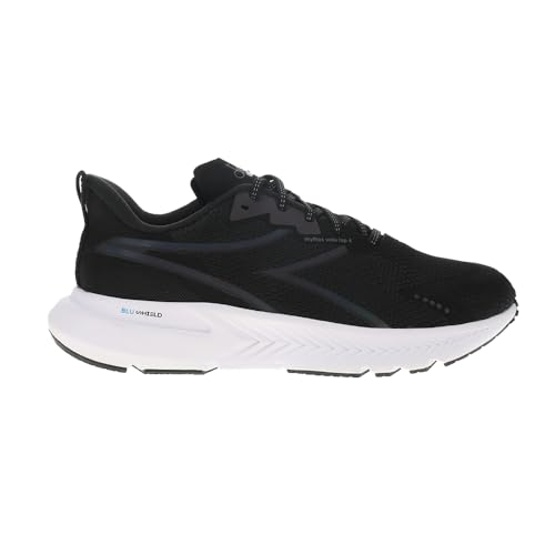 Diadora Womens Mythos Blushield Volo 4 Hip Running Sneakers Shoes - Black - Size 9 B