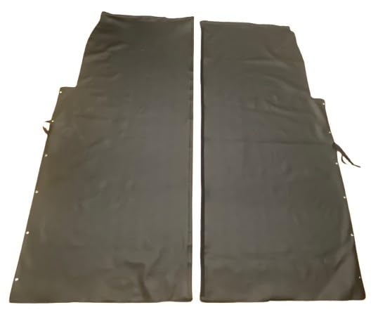 Sleeper Curtains Compatible with Freightliner Classic/FLD/FLD 120/132 Bunk Curtains Interior Curtain Faux Leather and Fleece Truck Sleeper Curtain