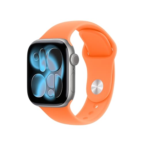 Image of Apple Watch Band - Sport Band - 42mm - Clementine - M /L