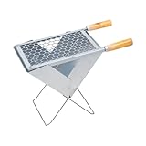 Churrasqueira Dobrável Portátil Maleta A Carvão - 34 * 9 * 31cm, Ideal for Family Barbecues & Camping Trips