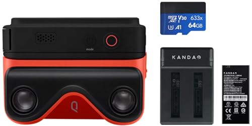 KanDao QooCam Ego - Viewer-Integrated 3D VR Camera, Black Kit