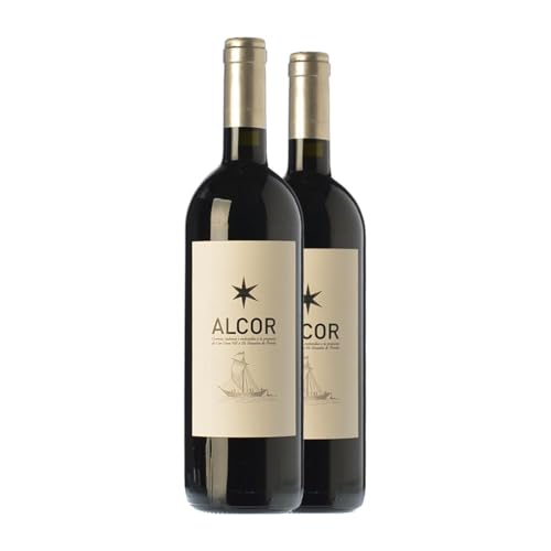 Can Grau Vell Alcor Catalunya Crianza 75 cl Vino tinto (Caja de 2 Botellas de 75 cl)