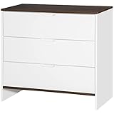 Produktinformationen: Gesamtmaße: 80 L x 40 B x 73 H cm. Gewichtskapazität: 25 kg (insgesamt), 5 kg (jede Schublade), 10 kg (Tischplatte). Montage erforderlich.