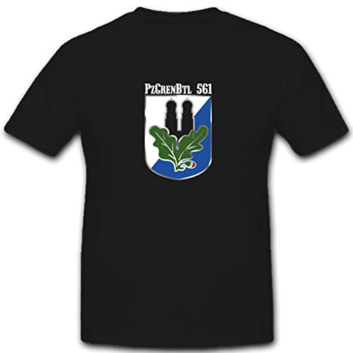 T-shirt Bundeswehr PzGrenBtl 561 noir aux finitions soignées
