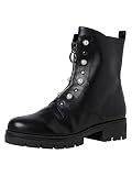 Tamaris Damen Stiefeletten, Frauen Biker Boots,TOUCHit-Fußbett,uebergangsstiefel,Nieten,Boots,Stiefel,Bootee,Booties,halbstiefel,Black,39 EU / 5.5 UK