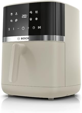 Bosch Heißluftfritteuse Serie 4, XL Air Fryer, creme, 6,1 L Fassu...