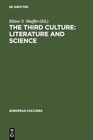 The Third Culture: Literature and Science: 9 Reprint 2010 Edition book cover