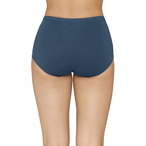 Image of Amante Solid High Rise Full Coverage Full Brief Panties (Pack of 3)