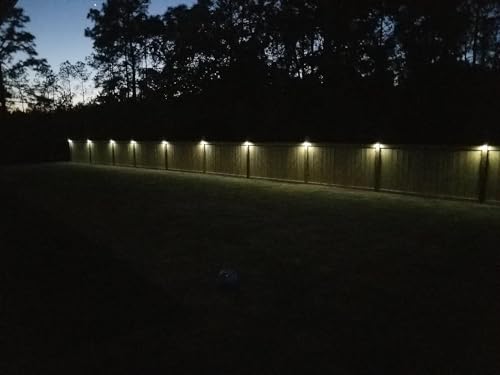 Othway GY-L6-4BLACK Solar Fence Post Lights Wall Mount Decorative Deck Lighting thumb #8